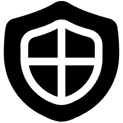 Shield Defense Icon from Plump Solid Set