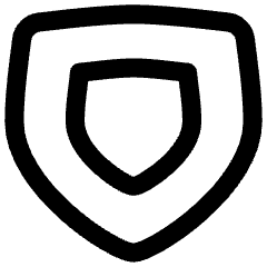 Shield Defense Icon from Flex Line Set