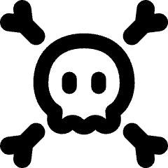 Skull Crossbones Icon from Flex Remix Set