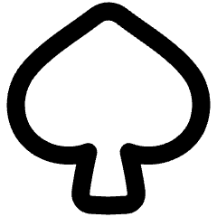 Spades Symbol Icon from Plump Remix Set