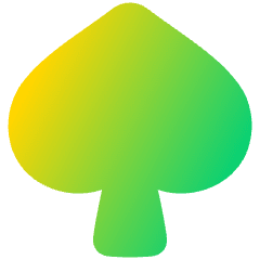 Spades Symbol Icon from Plump Gradient Set