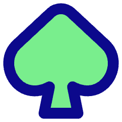 Spades Symbol Icon from Core Pop Set