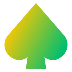 Spades Symbol Icon from Sharp Gradient Set