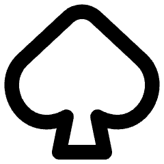 Spades Symbol Icon from Core Remix Set
