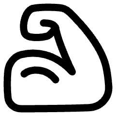 Strenght Skills Icon from Plump Line Set