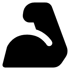 Strenght Skills Icon from Core Solid Set