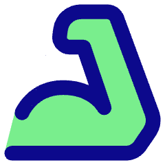 Strenght Skills Icon from Core Pop Set