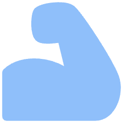 Strenght Skills Icon from Flex Flat Set