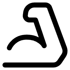 Strenght Skills Icon from Core Line Set