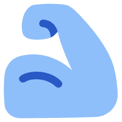 Strenght Skills Icon from Plump Flat Set