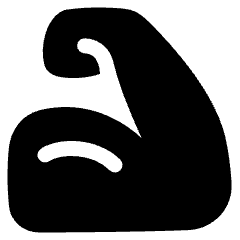 Strenght Skills Icon from Plump Solid Set
