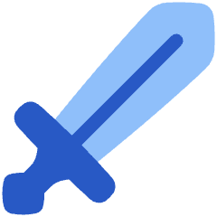 Sword Attack Icon from Plump Flat Set