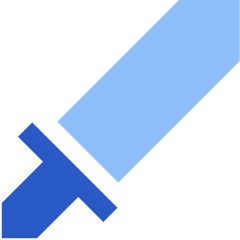 Sword Attack Icon from Sharp Flat Set