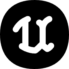 Unreal Engine Icon from Flex Solid Set