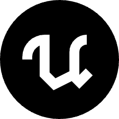 Unreal Engine Icon from Sharp Solid Set