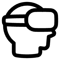 Vr Headset 1 Icon from Plump Line Set