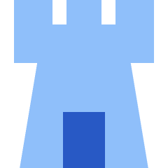 Watchtower Castle Icon from Sharp Flat Set