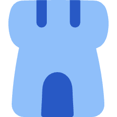Watchtower Castle Icon from Flex Flat Set