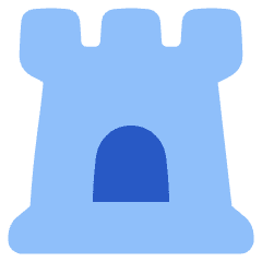 Watchtower Castle Icon from Plump Flat Set