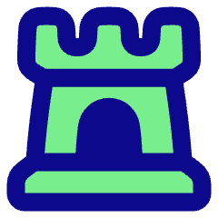 Watchtower Castle Icon from Plump Pop Set