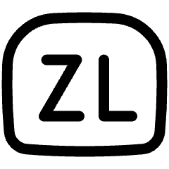 Z Trigger Left Icon from Plump Line Set