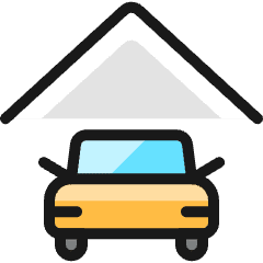 Car Garage 1 Icon from Ultimate Colors Set