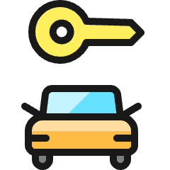 Car Key 2 Icon from Ultimate Colors Set