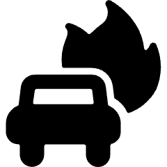 Car Repair Fire 1 Icon from Ultimate Bold Set