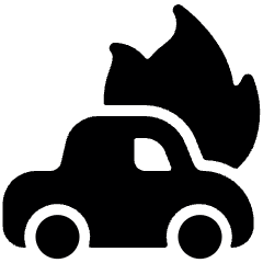 Car Repair Fire Icon from Ultimate Bold Set