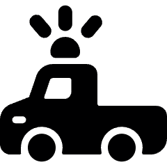 Car Repair Rotating Light Icon from Ultimate Bold Set