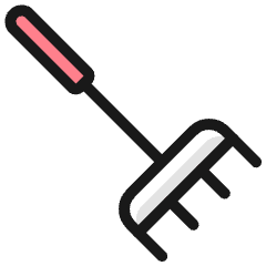 Gardening Cultivator Icon from Ultimate Colors Set