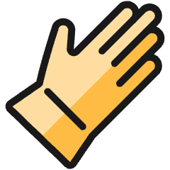 Gardening Glove Icon from Ultimate Colors Set