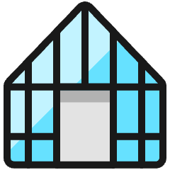 Gardening House 1 Icon from Ultimate Colors Set