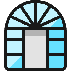 Gardening House Icon from Ultimate Colors Set