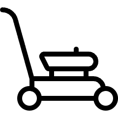 Gardening Lawn Mower Icon from Ultimate Light Set