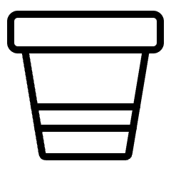 Gardening Pot Icon from Ultimate Light Set