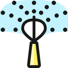 Gardening Spirinkler Icon from Ultimate Colors Set