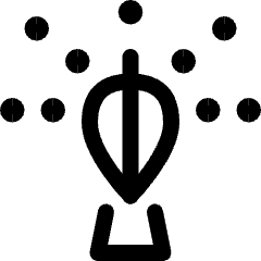 Gardening Spirinkler Icon from Ultimate Regular Set