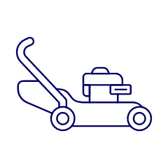 Lawnmover Illustration from UX Line Set