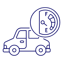Fuel Empty Illustration from UX Line Set