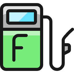 Gas F Icon from Ultimate Colors Set