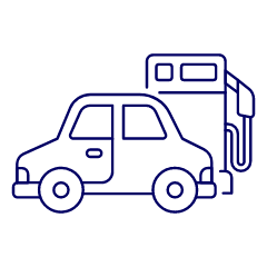 Gas Station Illustration from UX Line Set
