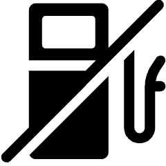 No Gas Station Icon from Ultimate Bold Set