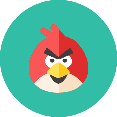 Angrybird Icon from Kameleon Colors Set