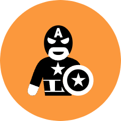 Captain America Icon from Kameleon Pop Set