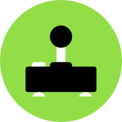 Joystick Icon from Kameleon Pop Set