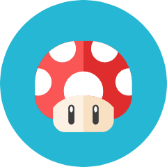 Mushroom Icon from Kameleon Colors Set