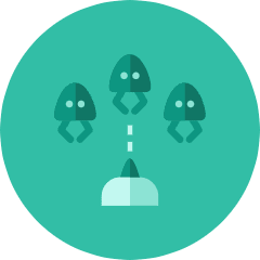 Space Invaders Icon from Kameleon Colors Set