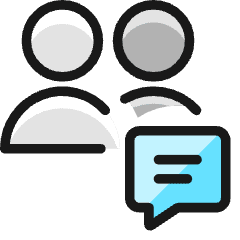 Multiple Actions Chat_1 Icon from Ultimate Colors Set