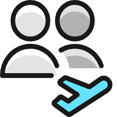 Multiple Actions Flight_1 Icon from Ultimate Colors Set